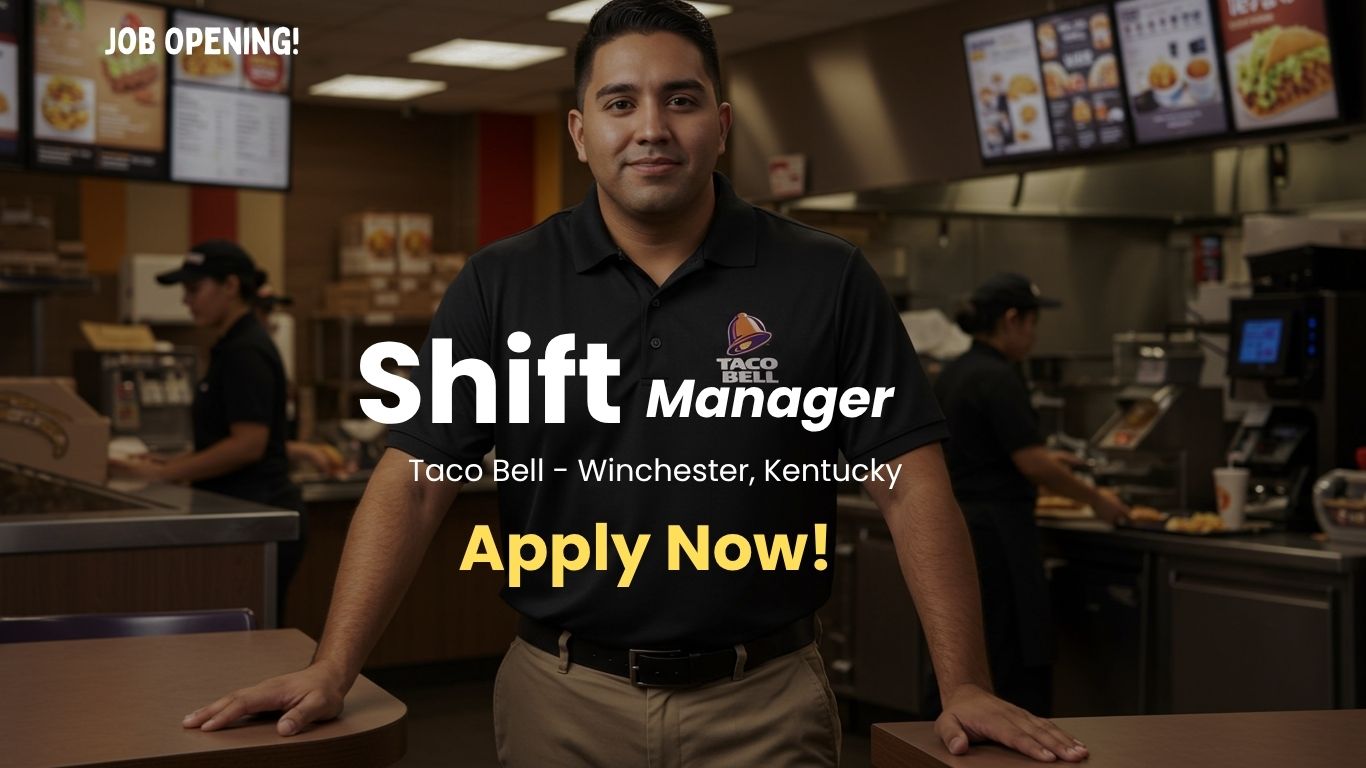 Shift Manager Job Opening